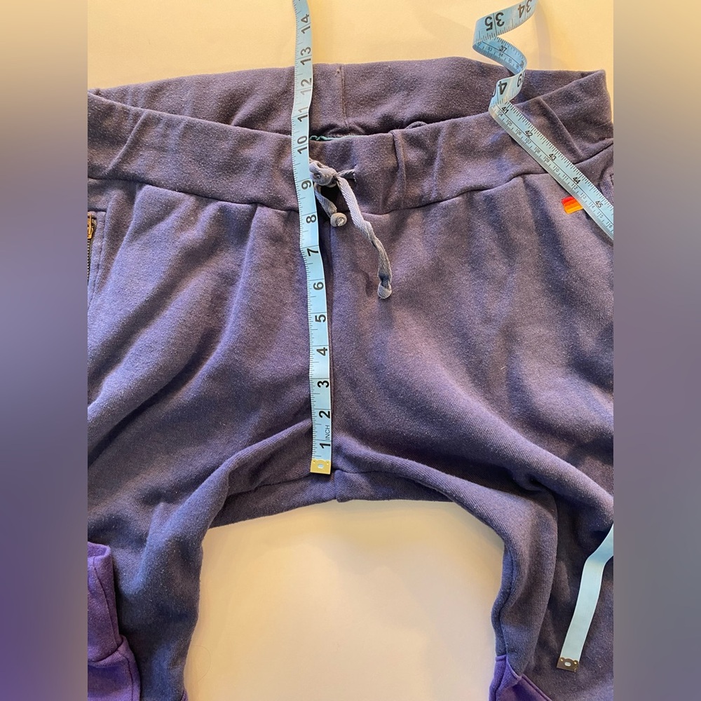 Aviator Nation Color Block Unisex Joggers  X-LARGE  navy/purple - Picture 5 of 8
